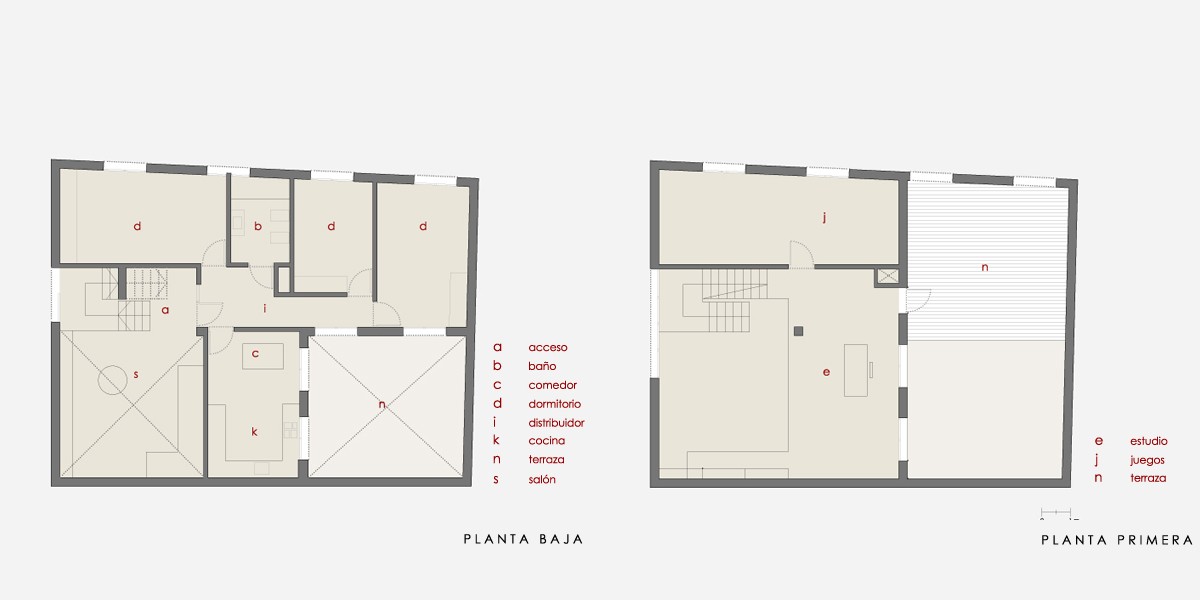 Fachada abstracta y salón a doble altura - Area Arquitectura